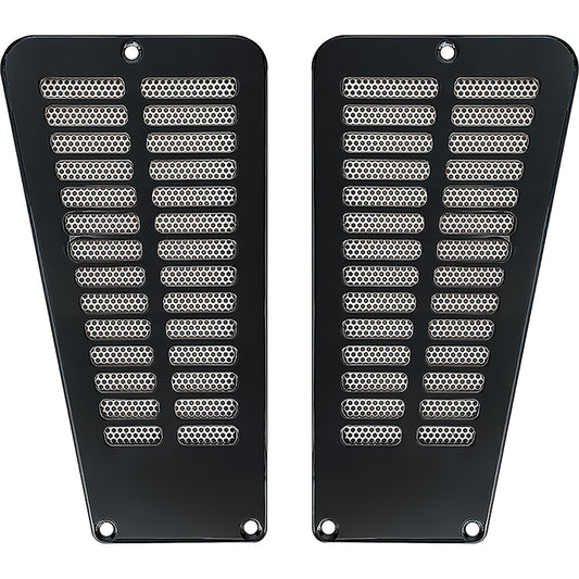 All American Billet 1988-98 OBS Truck/92-98 SUV Door Vents - Silverline Black Finish (AB88980S)