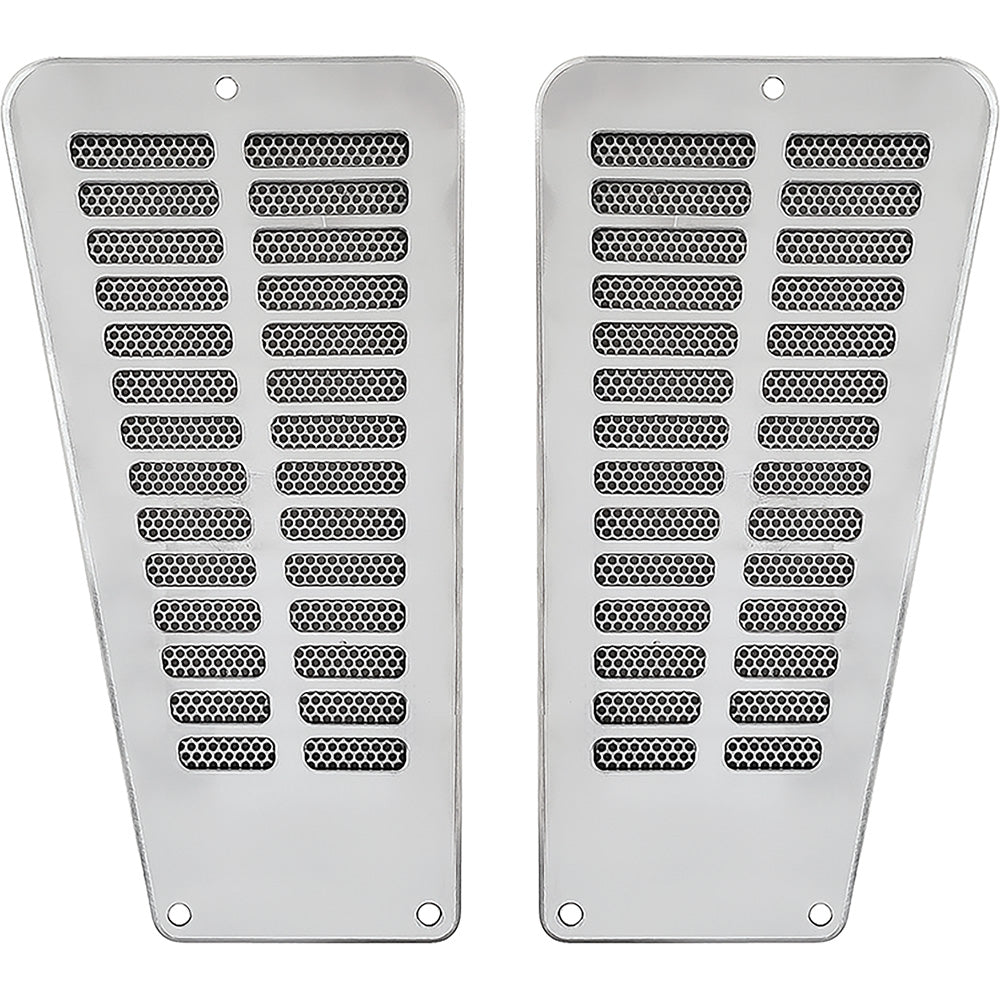 All American Billet 1988-98 OBS Truck/92-98 SUV Door Jamb Vents - Machined Finish (AB88980)