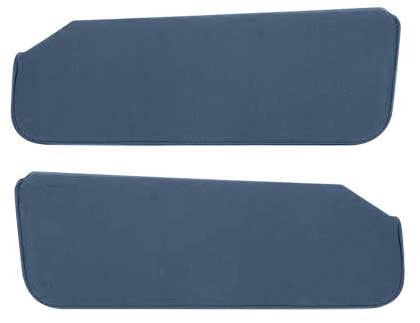 1988-98 Chevy/GMC Truck Foam Back Cloth Sun Visors - Medium Dark Gray (AH347)