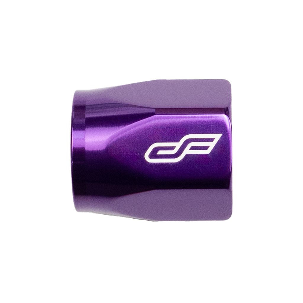 -4AN Hose Fitting End Socket - Purple