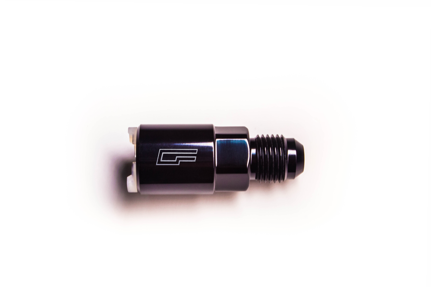 EFI Connector AN6 to 5/16in Quick Connect Black