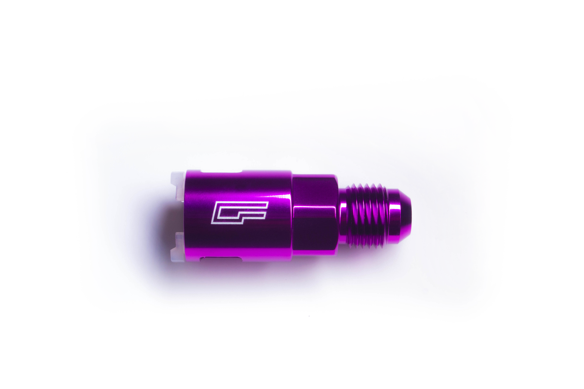 EFI Connector AN6 to 5/16in Quick Connect Purple