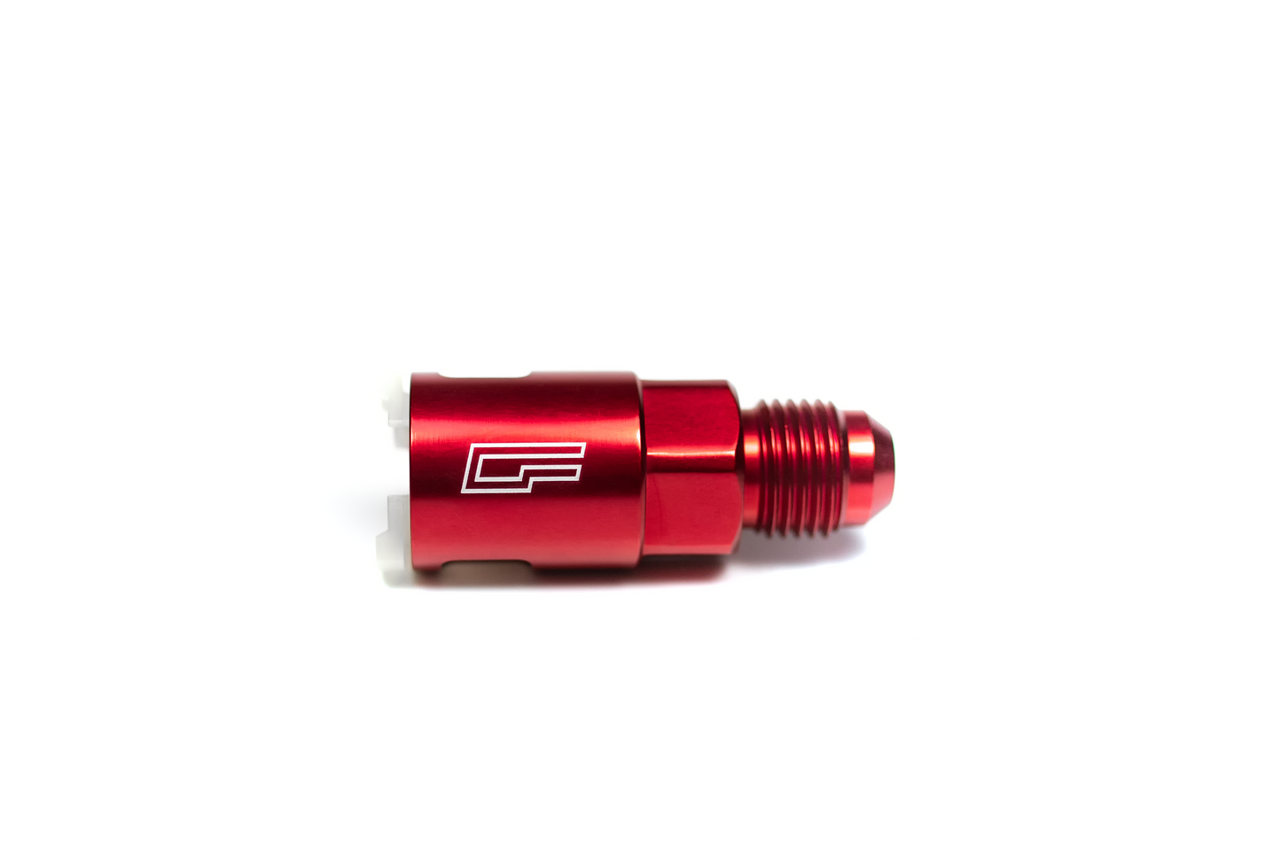 EFI Connector AN6 to 5/16in Quick Connect Red