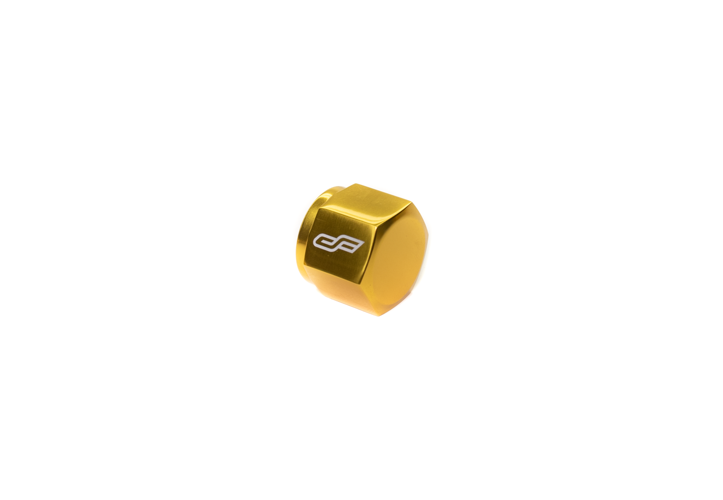 -8AN Cap Blockoff Gold