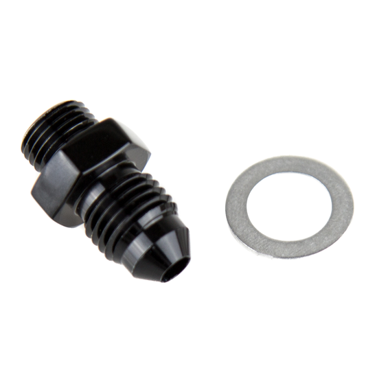 -3 AN TiAL Wastegate Actuator Adapter Black