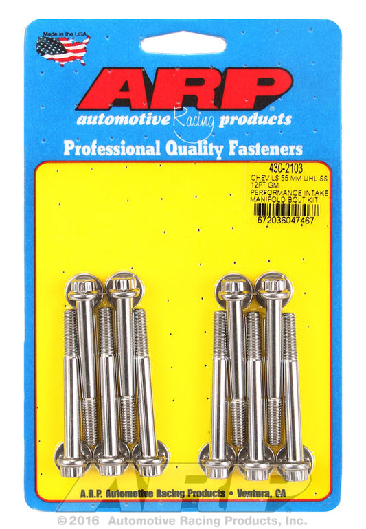 12pt Intake Manifold Bolt Kit - Chevy LS 55mm GM Performance