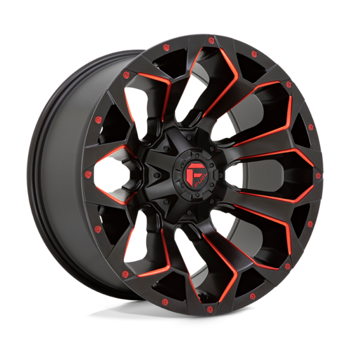 D787 Assault Matte Black Milled Red