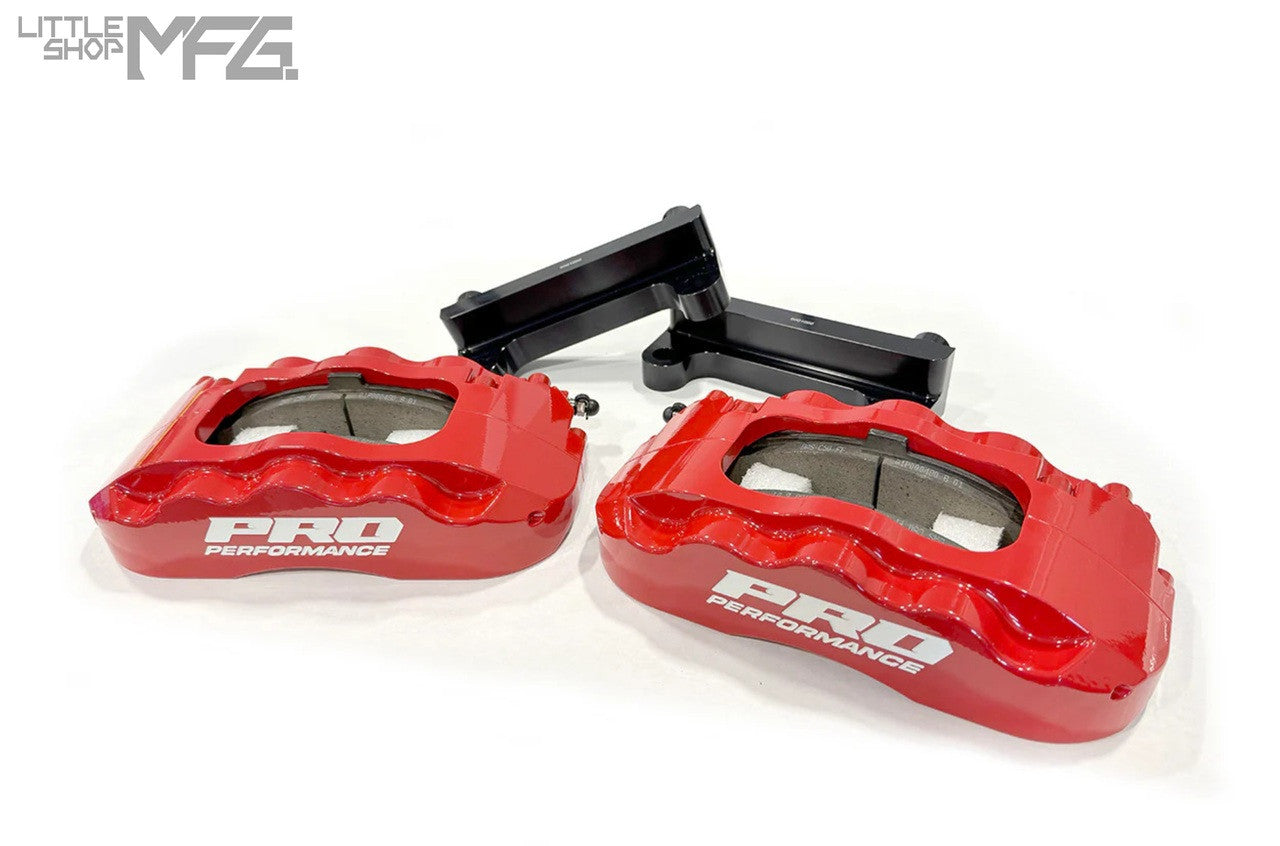 Pro Performance Front 6-Piston Caliper Upgrade red
