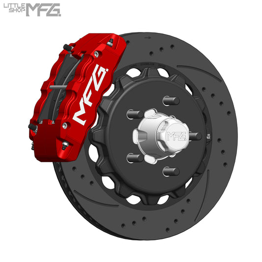 Front 14in Big Brake Kit OEM Type Spindles installed