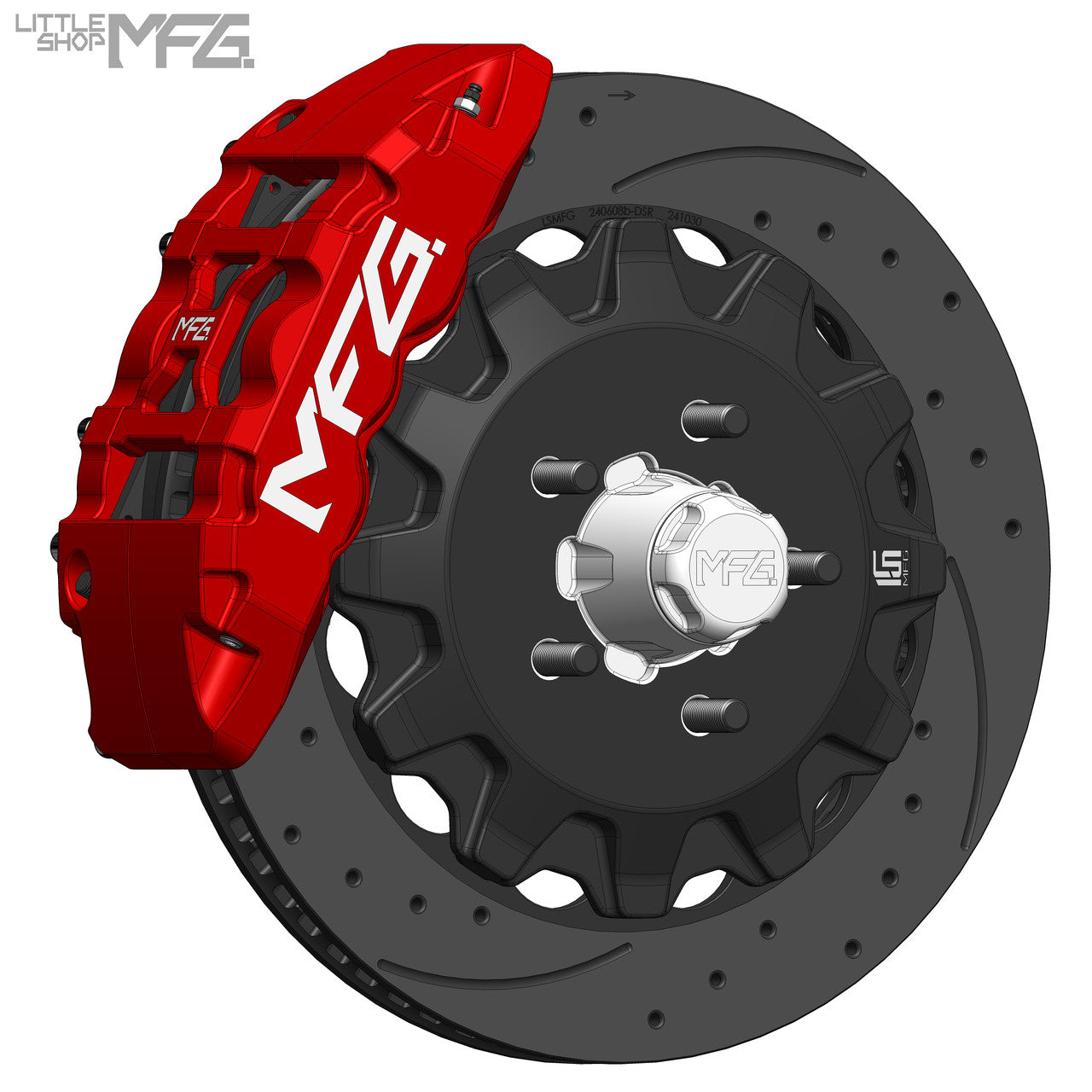 Front 16in Big Brake Kit OEM Type Spindles installed