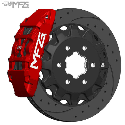 GM 88-00 K1500 Front 16in Big Brake Kit - front view