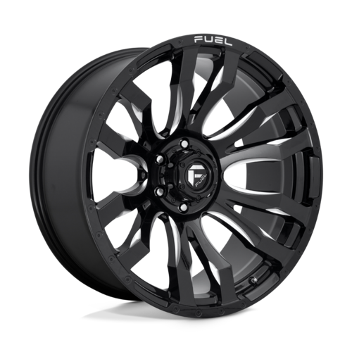 Fuel D673 Blitz Gloss Black Milled