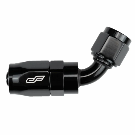-16 AN 60 Degree Female Aluminum Hose End Fitting - Black