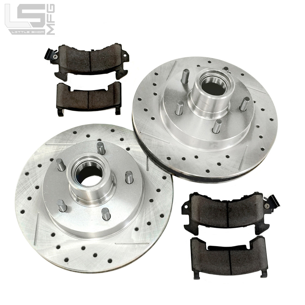 Front Disc Brake Upgrade Kit 5-Lug for Chevy/GMC C1500