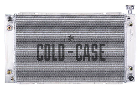 Cold Case Radiators 17x28 Aluminum Radiator w/ Engine Oil Cooler - 1988-1998 Chevy/GMC OBS Truck