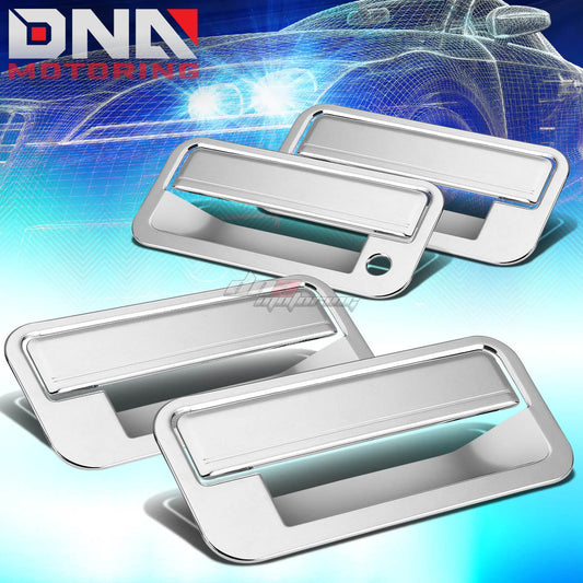 DNA Motoring Door Handle Covers - 95-98 Chevy C10/Tahoe/Suburban - Chrome