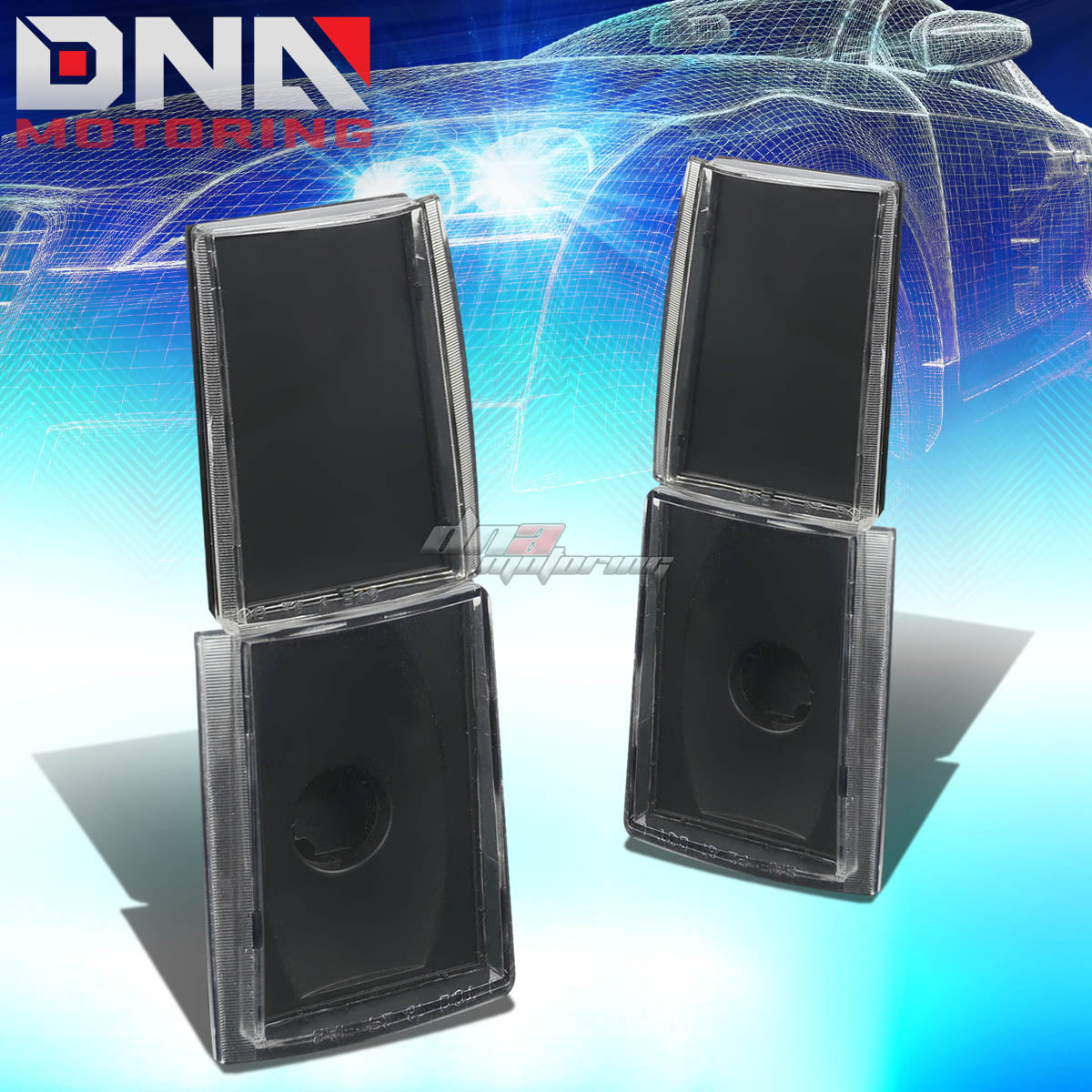 DNA Motoring Corner Lights - 1988-1993 Chevy C10 - Black