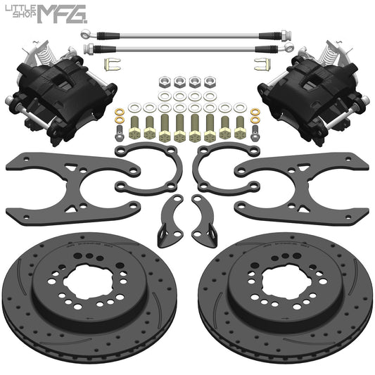 Rear Disc Brake Conversion Kit 5-Lug 11in Drum for Chevy/GMC C1500