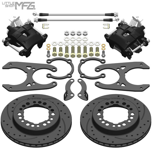 GM 88-00 K1500 Rear Disc Brake Conversion Kit - 6-Lug, 11in Drum - kit view