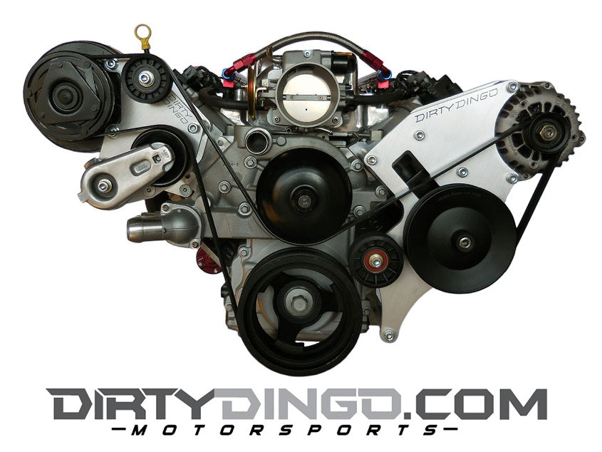 Dirty Dingo LS Billet Truck High-Mount Power Steering + R4 A/C Combo