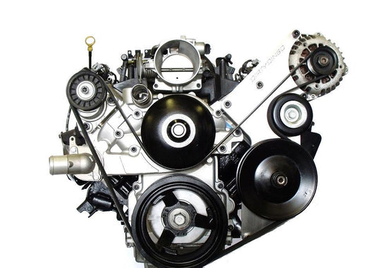 Dirty Dingo LS Truck Billet Alternator + Power Steering Bracket