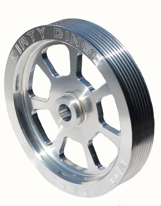 Dirty Dingo Power Steering Pulley - 8 Rib, 97-13 Corvette Stock Diameter