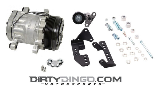 Dirty Dingo Sanden SD7B10 LS Low Mount A/C Combo Kit - Corvette Spacing