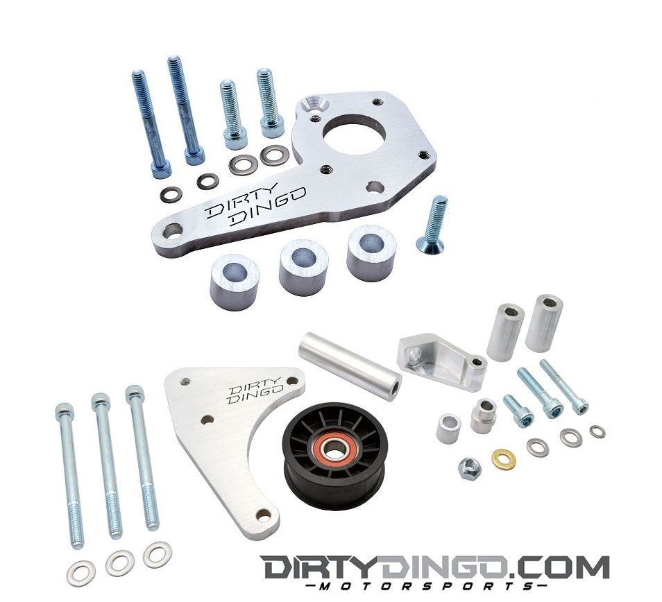Dirty Dingo LS Camaro-Style Power Steering + Low Mount Alternator Combo Kit