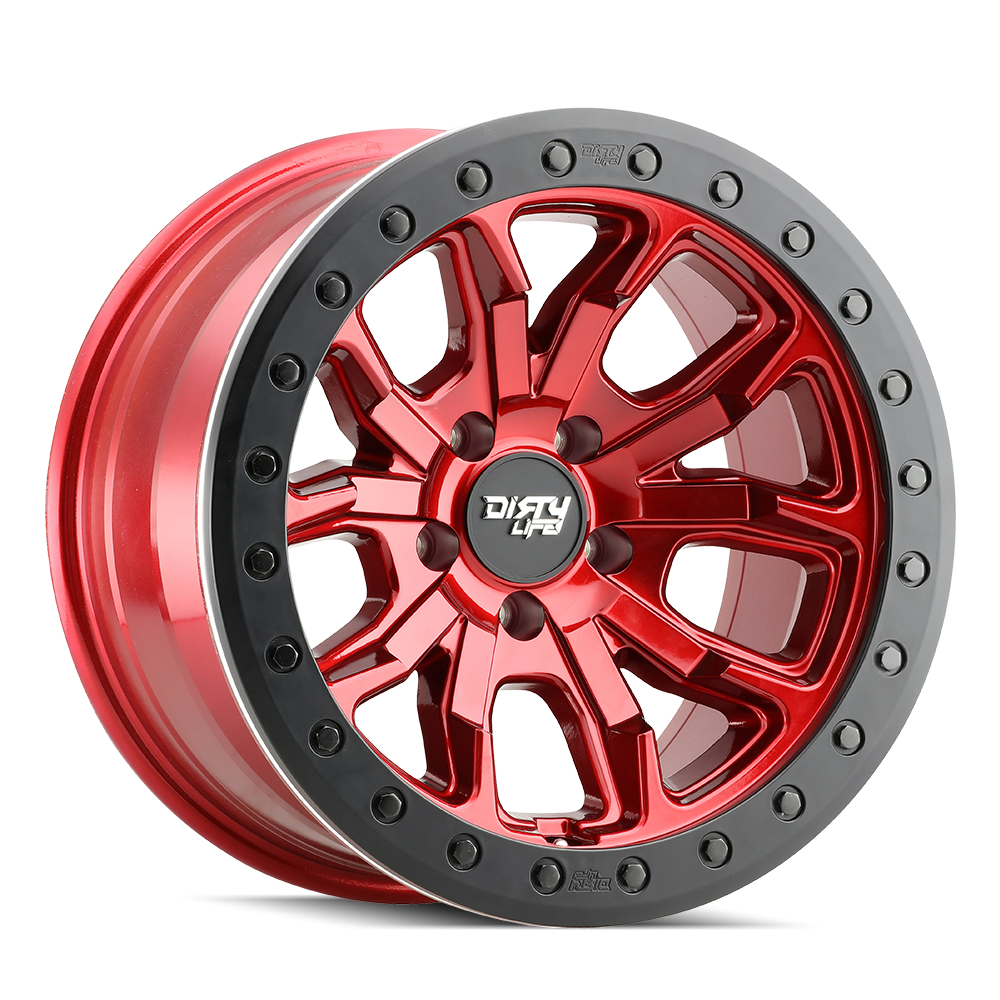 DT-1 9303 17x9 Offset -38mm 5x127 9303 Crimson Candy Red