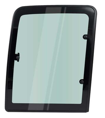 1988-2000 Chevy/GMC C/K Pickup, Extended Cab Pop-Out Quarter Window Glass - with Frame, Light Green Tint, RH Passenger Side