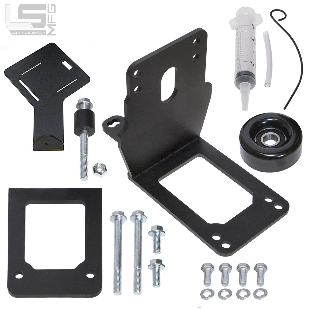 GM Duramax Engine Driven Compressor Kit mounted on engine