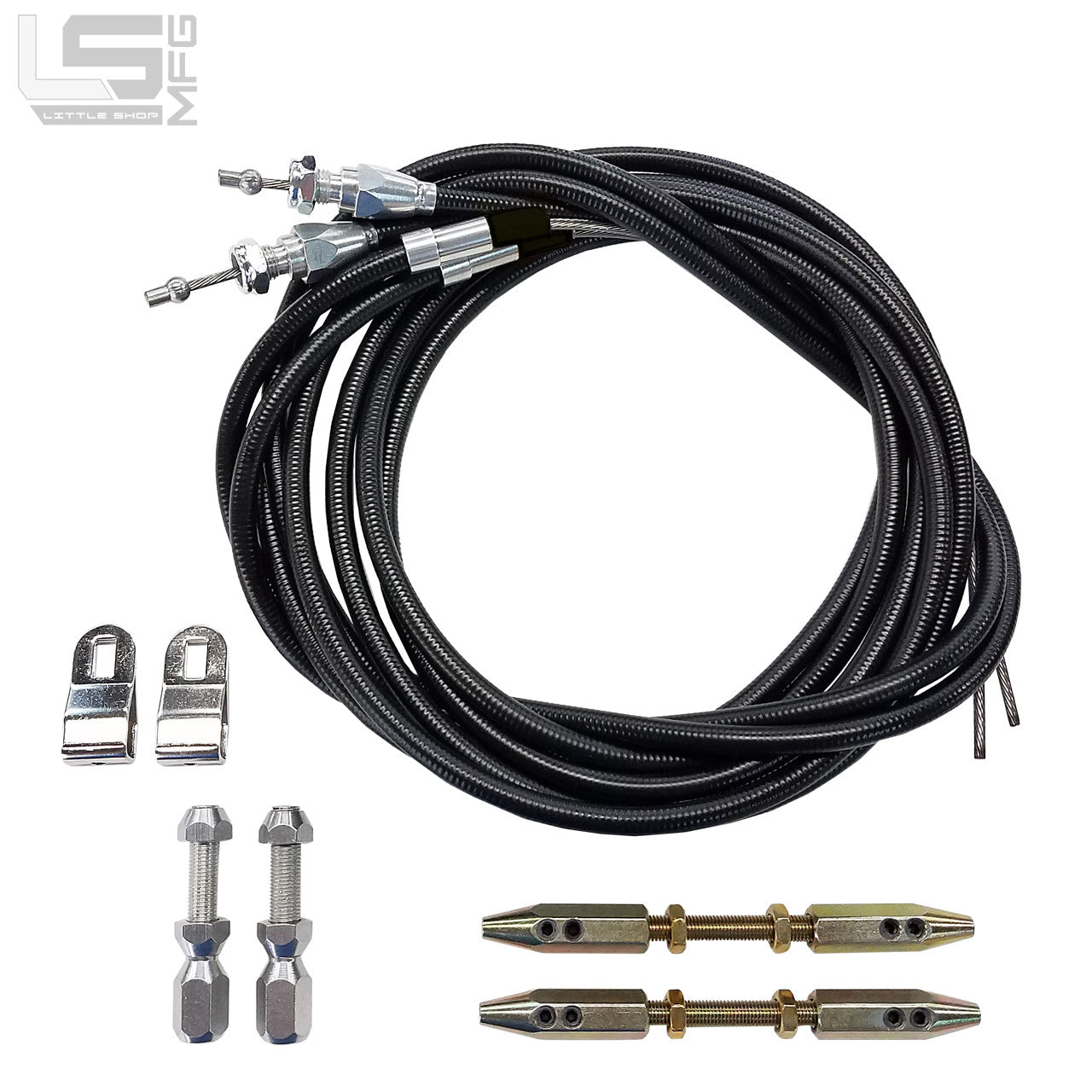 Parking Brake Cable Kit Clevis Style for Wilwood and GM