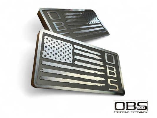 The Patriot Classic Pillar Emblem - Machined Billet