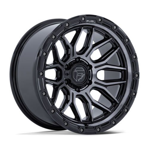 Fuel FC881 Surge Gloss Black Machined w/ Grey Tint