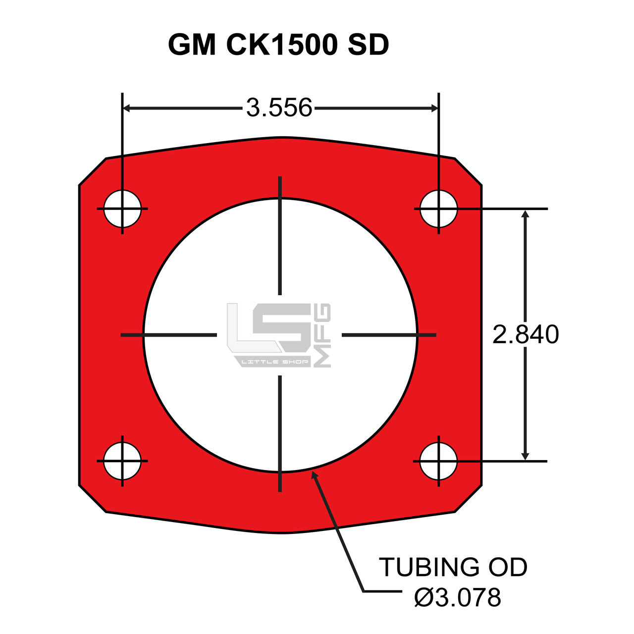 C1500 10in Drum Axle Flange Reference