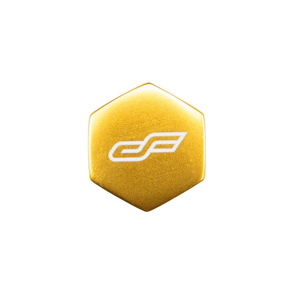 1/4in NPT Hex Head Plug Gold