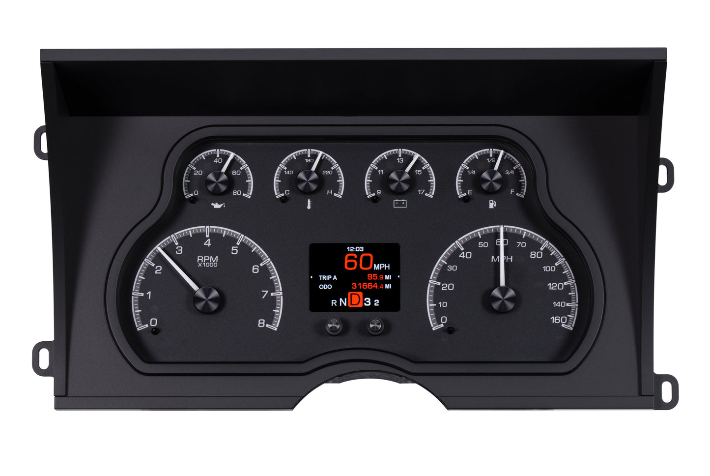Dakota Digital HDX-88C-PU Black Alloy
