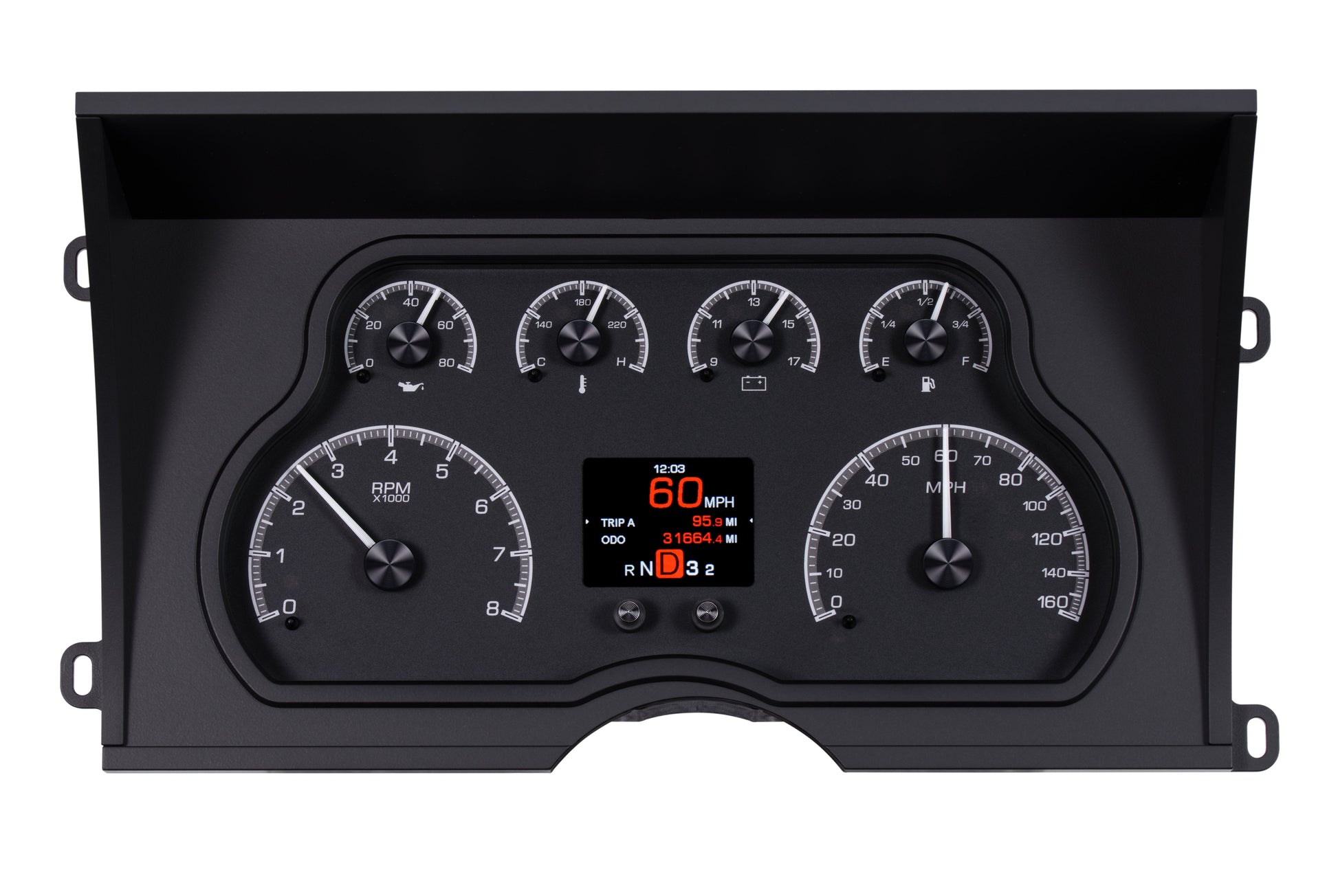 Dakota Digital HDX-88C-PU Black Alloy