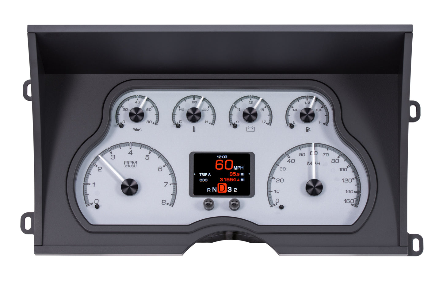 Dakota Digital HDX-88C-PU Silver Alloy