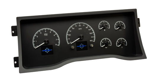 Dakota Digital HDX-95C-PU Black Alloy angled view