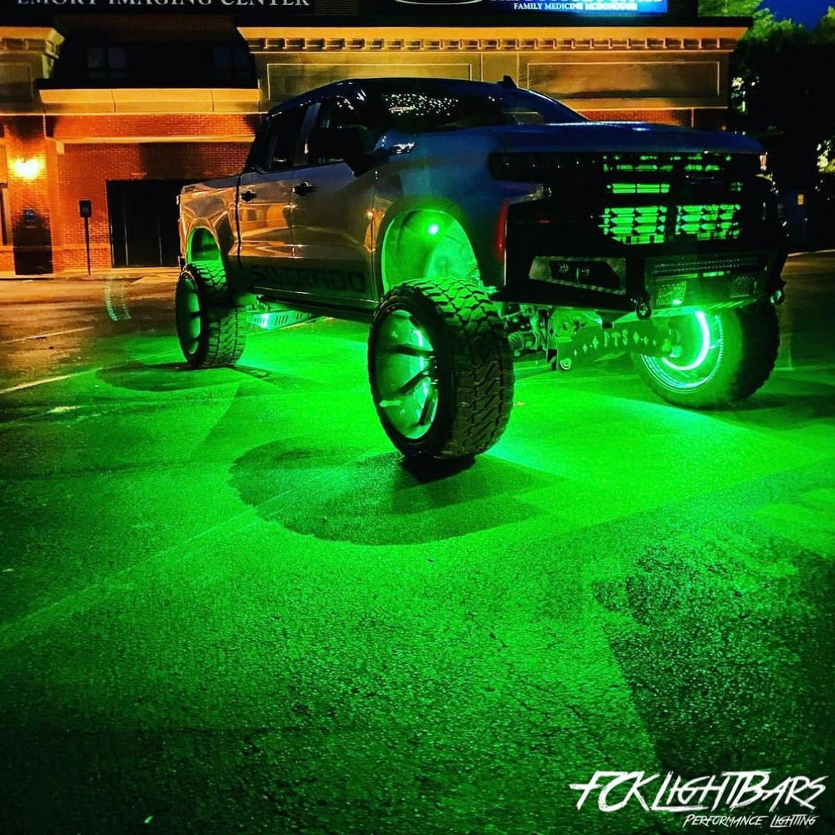 Green Rock Lights (Under Glow Kit)