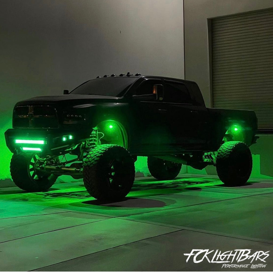 Green Rock Lights (Under Glow Kit)