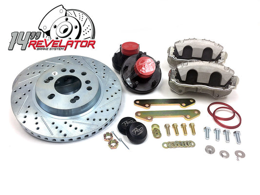 Pro Performance 14in Front Big Brake Kit installed