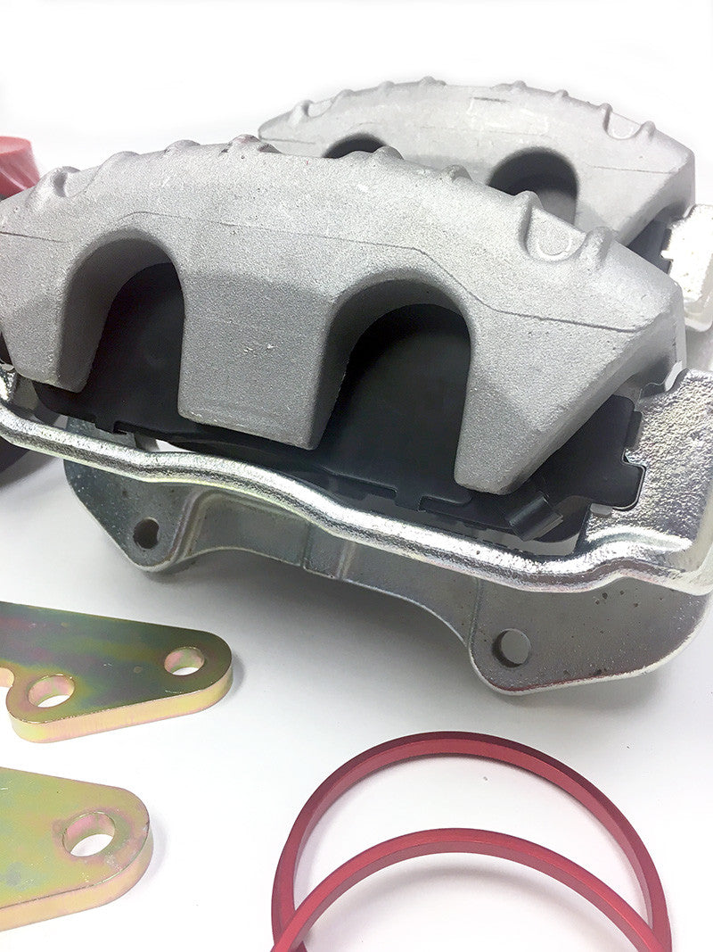 Pro Performance 14in Front Big Brake Kit bracket detail