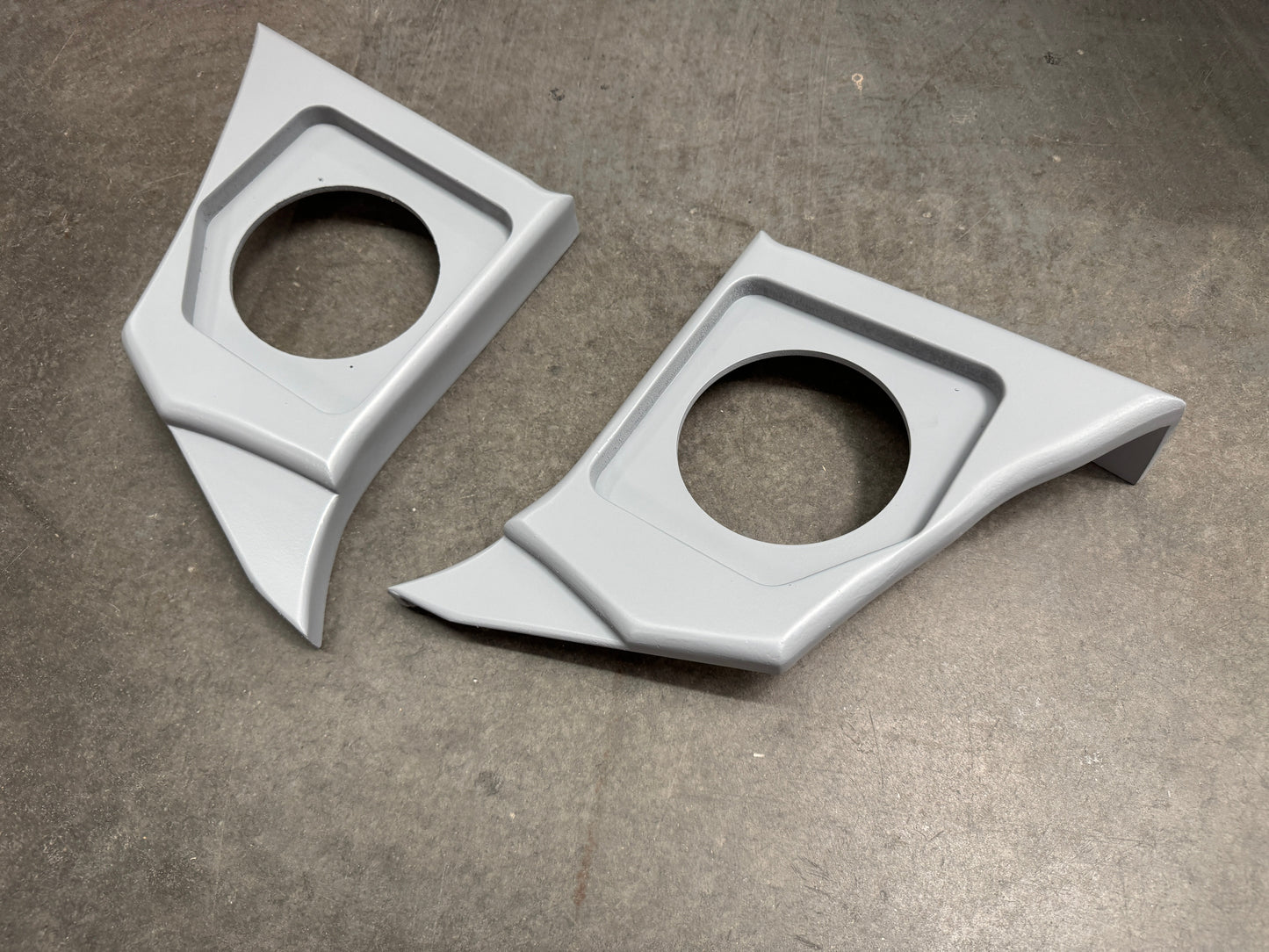 Fesler fiberglass kick panels detail