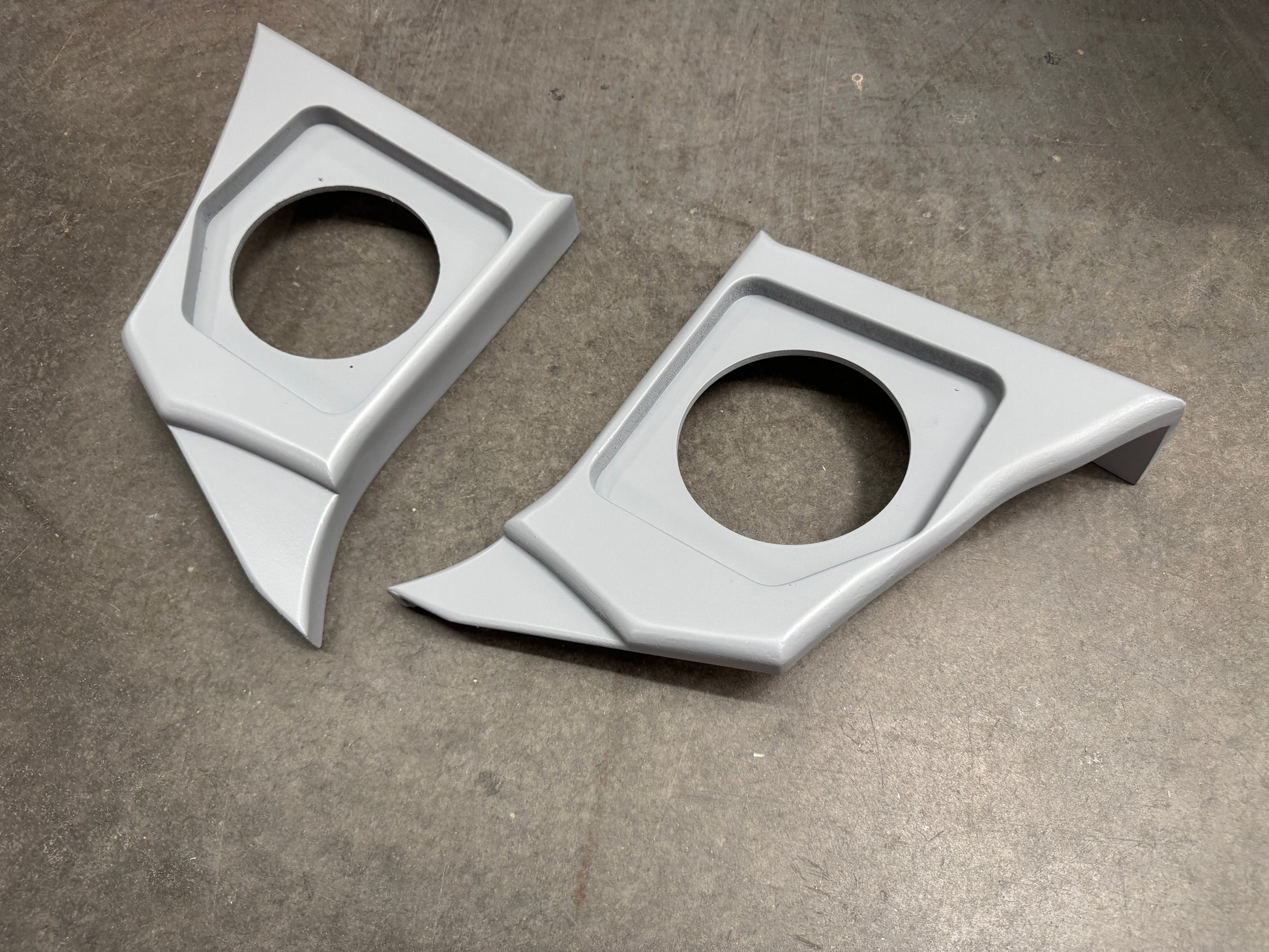 Fesler fiberglass kick panels detail