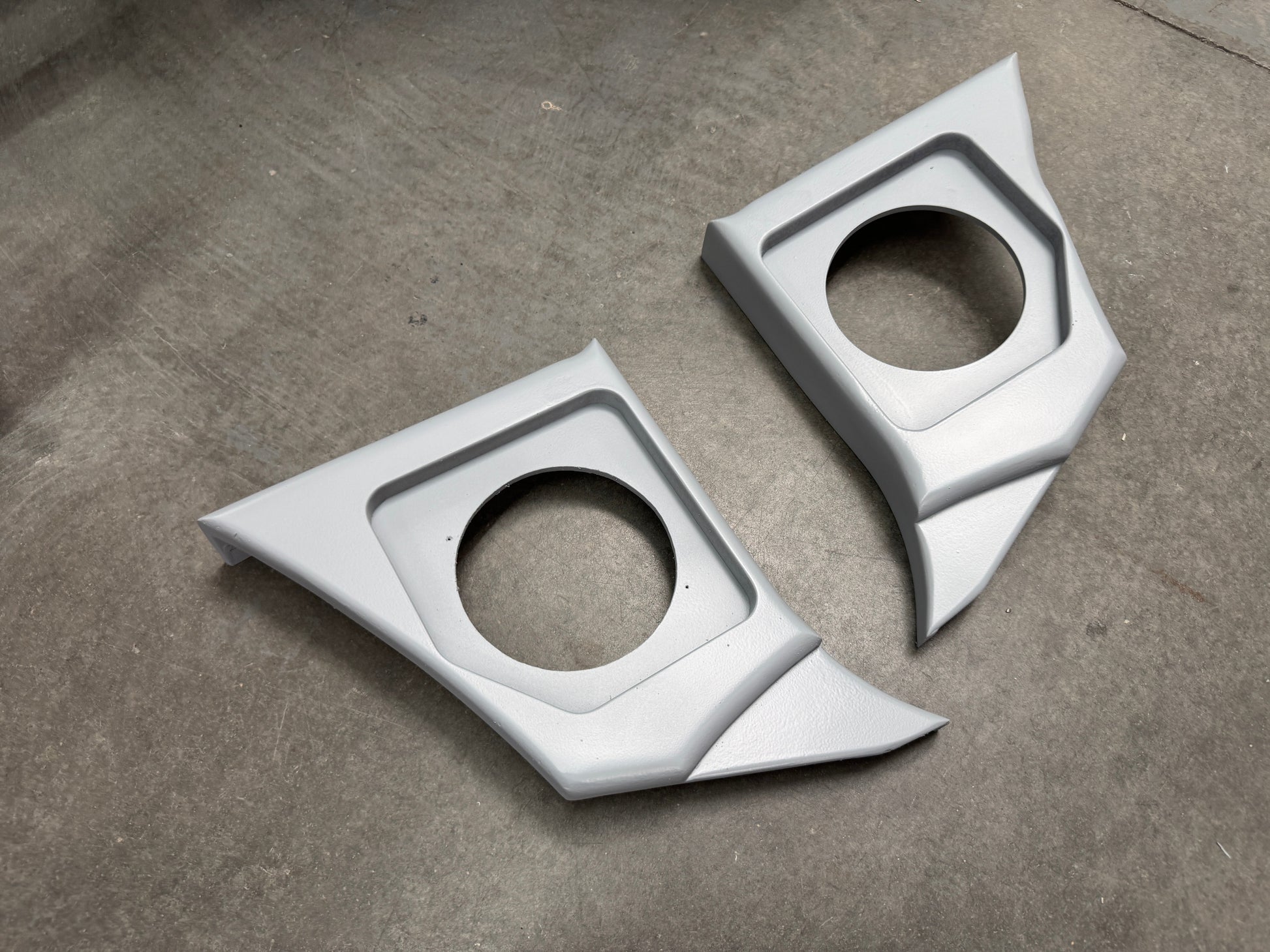 Fesler fiberglass kick panels installed