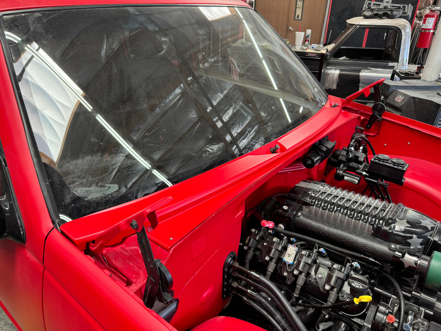 Fesler fiberglass smooth cowl detail