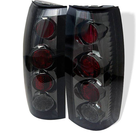 Spyder Automotive Euro Tail Lights - Chrome/Euro Smoke - 88-98 Chevy/GMC C/K1500-3500