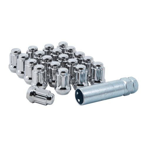 Gorilla Passenger Spline Lug Nuts Chrome